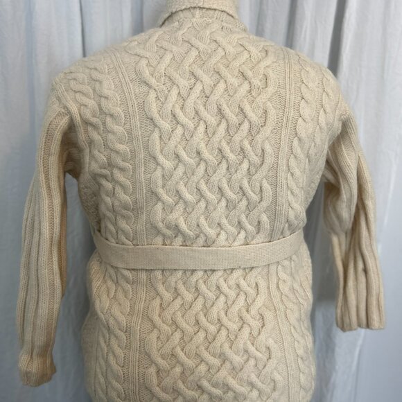 Irish wool cardigan - Picture 3 of 3